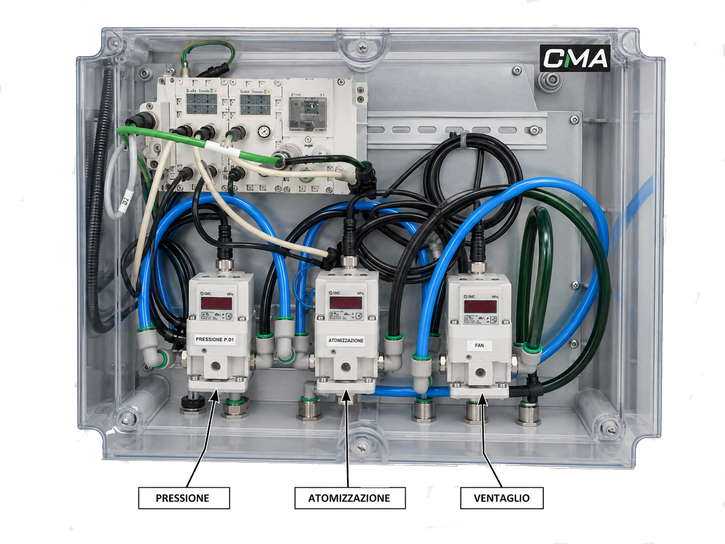 CAPV - Automatische Steuerung der Sprühparameter